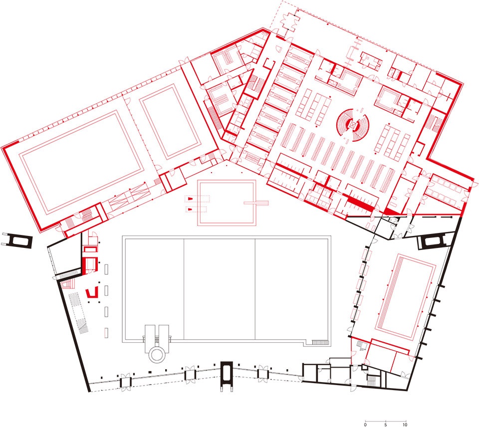 Alsterschwimmhalle has been comprehensively refurbished converted and extended by gmp