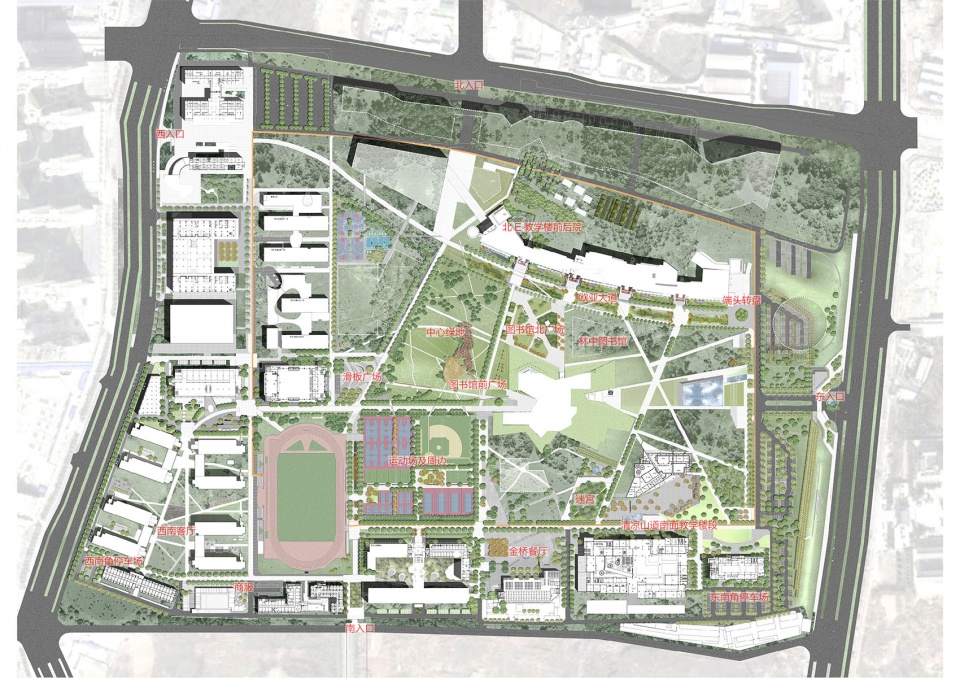 西安欧亚学院 张唐景观