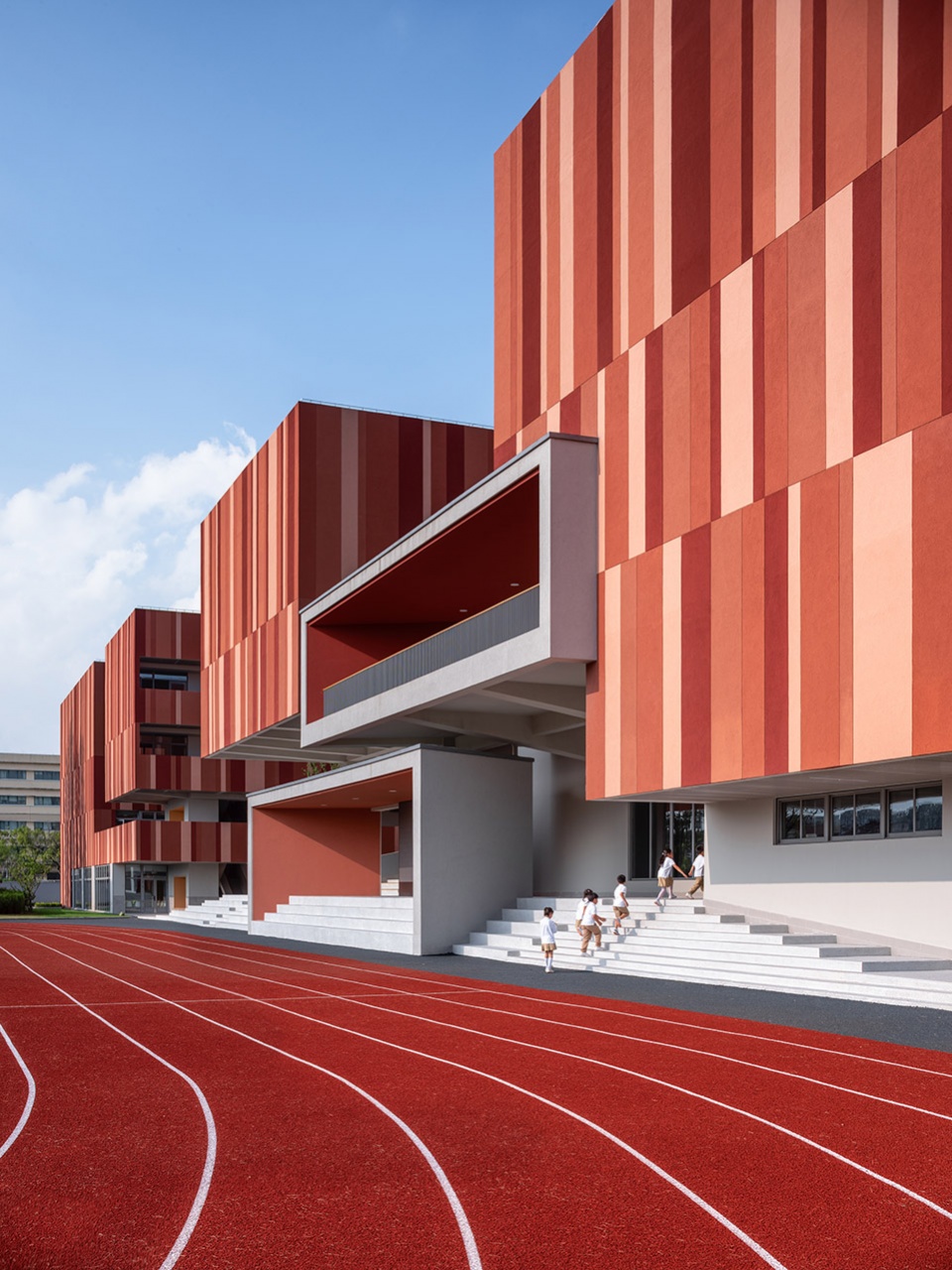 fengpu elementary school by wuyang architecture
