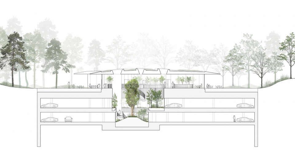 the opera park by cobe