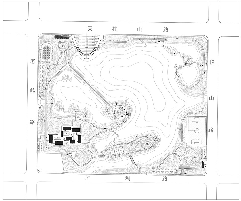 Youran Square in Anqing Zhanghu Park by East China Architectural Design Research Institute
