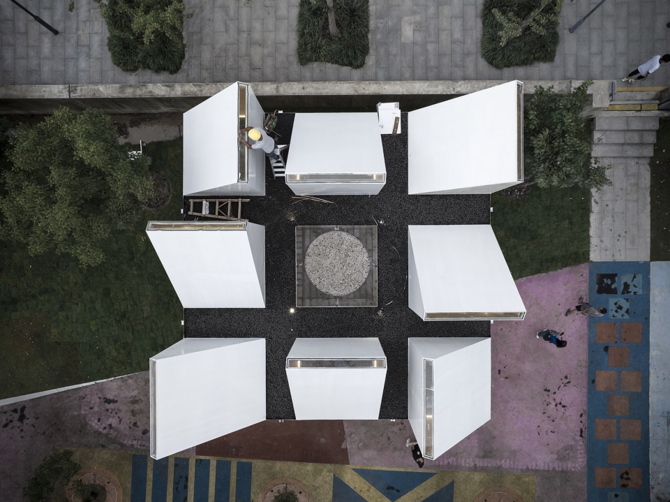 two pavilions in shanghai by gom