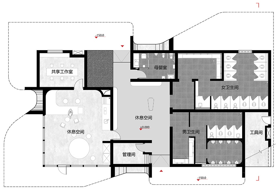 Chang an Plaza Citizen Service Station Design in Huishan District Wuxi by Greyspace Architects