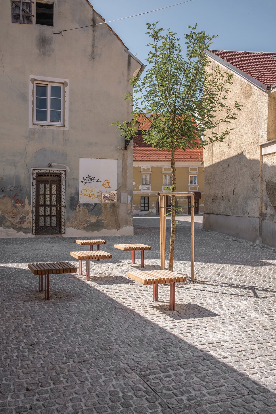 Revitalization of Old Glassworks and surrounding urban areas in old town of Ptuj by ELEMENTARNA