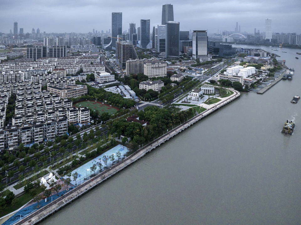 two pavilions in shanghai by gom