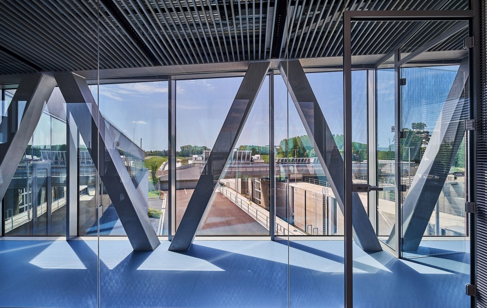 The Mosoni Danube Flood gate Control Building by TeRHaLoZAT