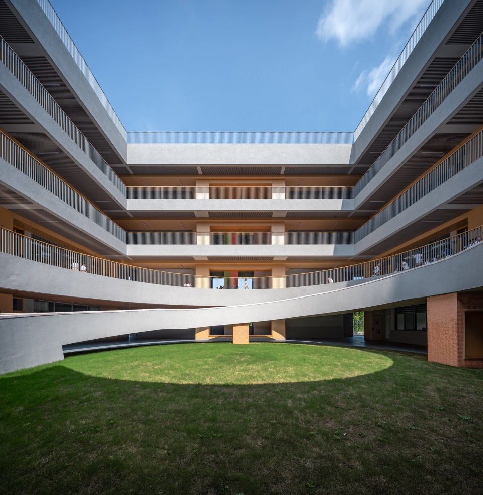 fengpu elementary school by wuyang architecture