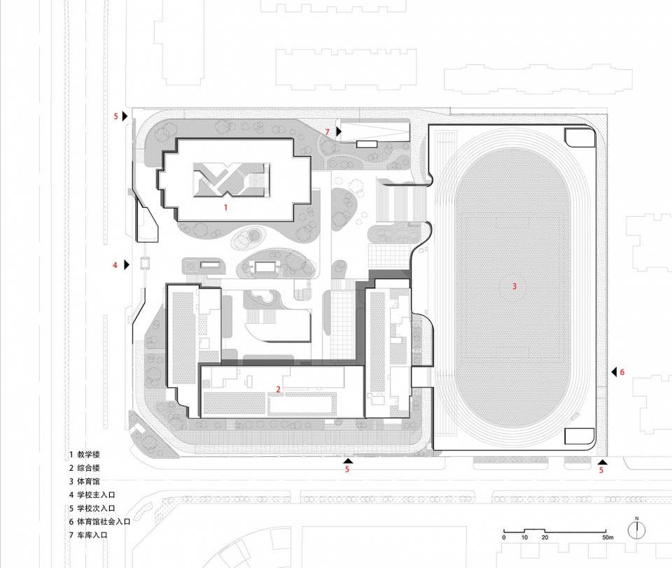xian gaoxin no 1 high school expansion and social shared car park construction project