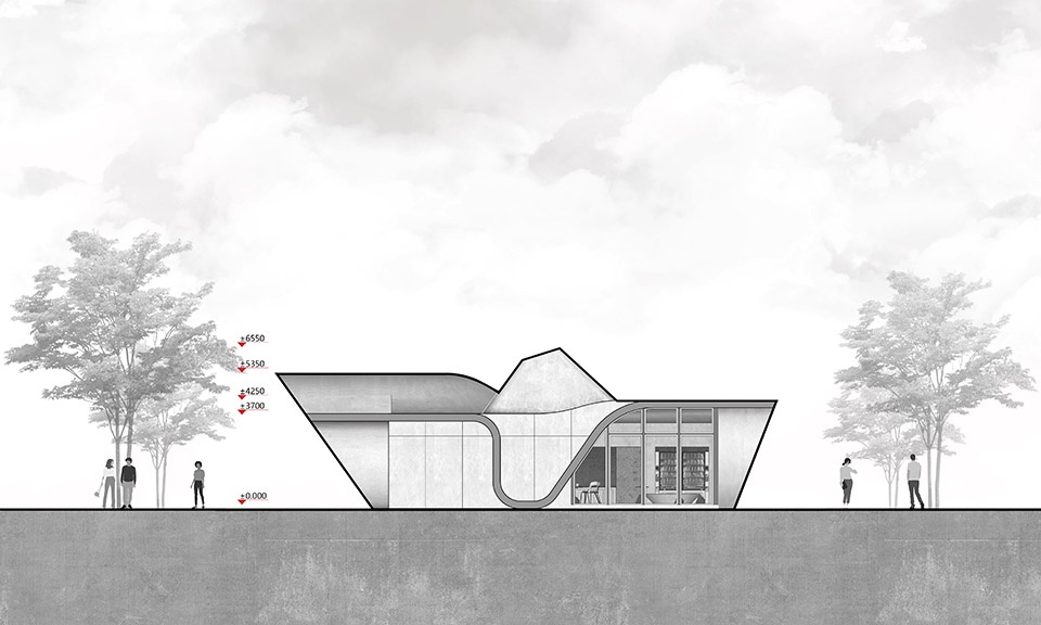 Chang an Plaza Citizen Service Station Design in Huishan District Wuxi by Greyspace Architects