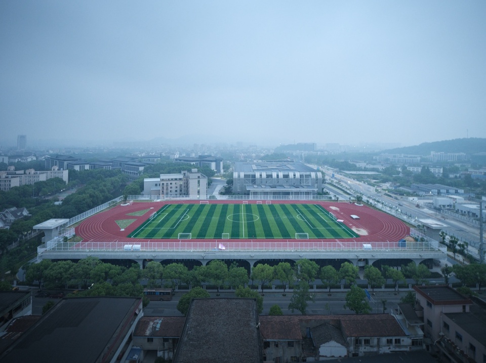 项目区位 indoor sports field of shaoxing university by uad
