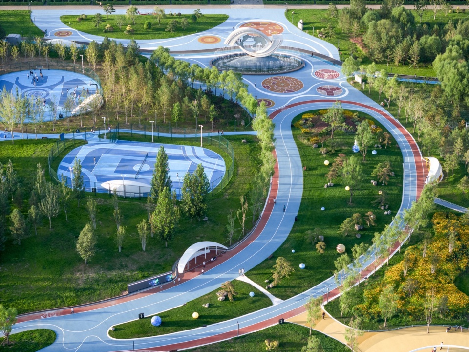 ©河狸景观摄影 ordos smart sports park by plat asia