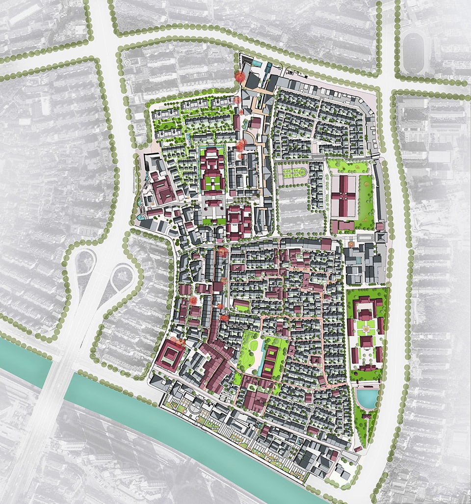 Wuhu Ancient City China by PT Architecture Design Shenzhen Co Ltd