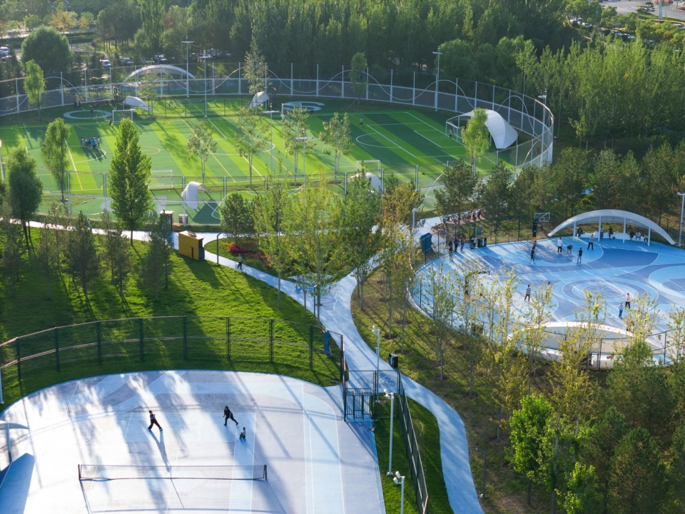 ©河狸景观摄影 ordos smart sports park by plat asia