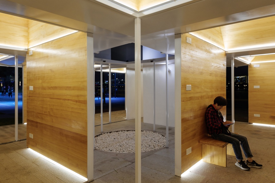 two pavilions in shanghai by gom
