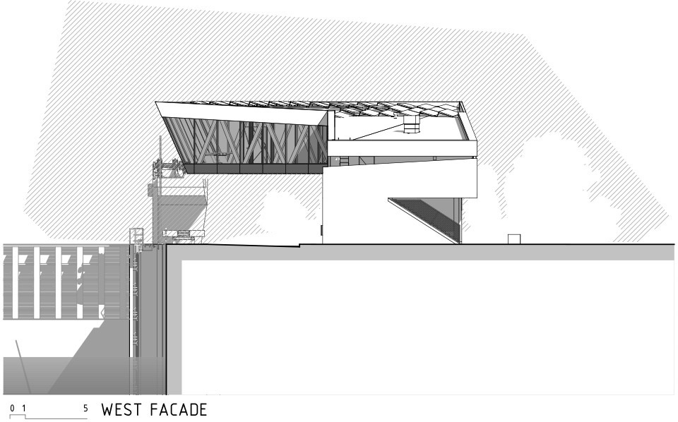 The Mosoni Danube Flood gate Control Building by TeRHaLoZAT