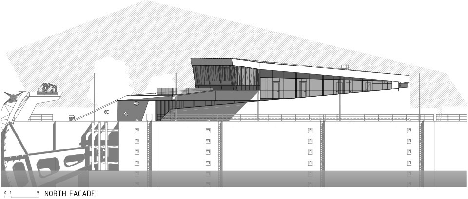 The Mosoni Danube Flood gate Control Building by TeRHaLoZAT