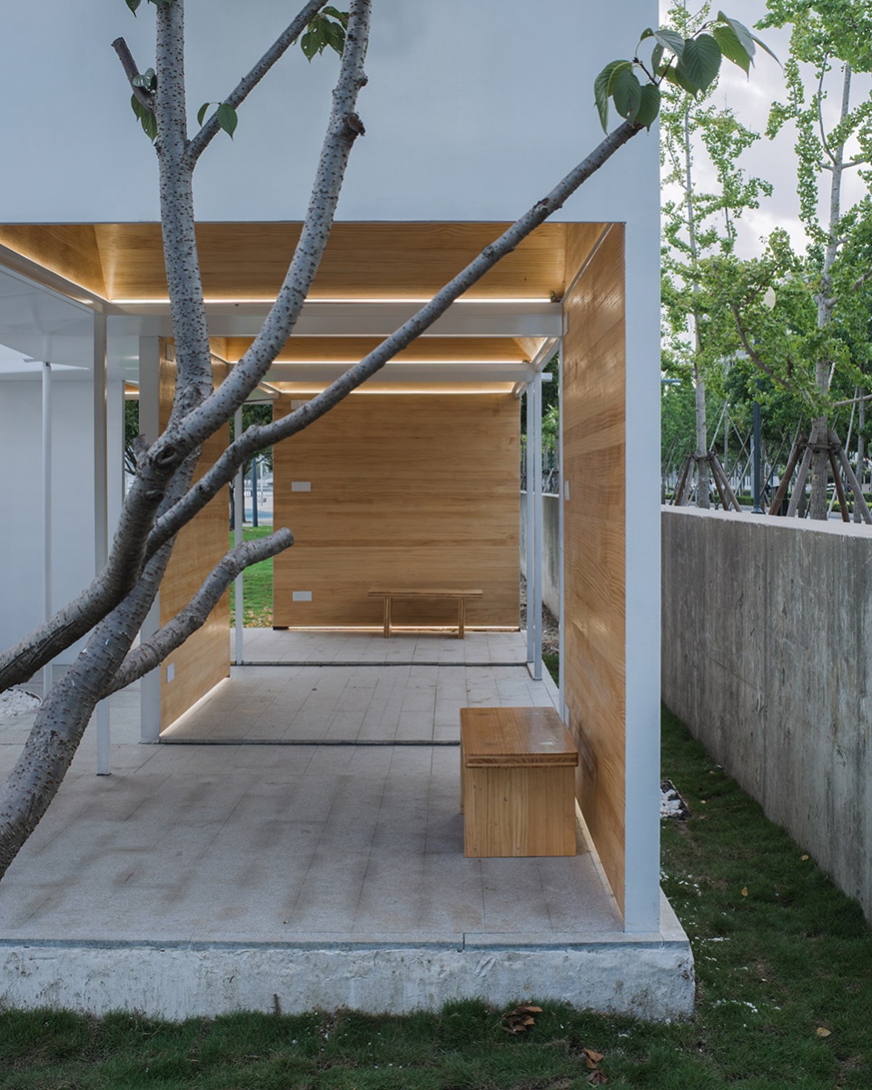 two pavilions in shanghai by gom
