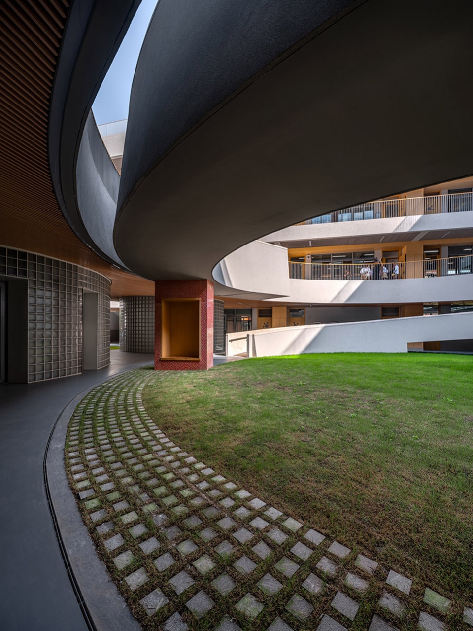 fengpu elementary school by wuyang architecture