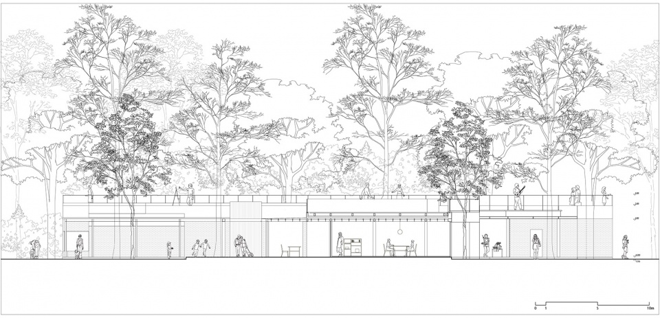 renovation and renewal of public service facilities in xi an urban sports park by wall architects