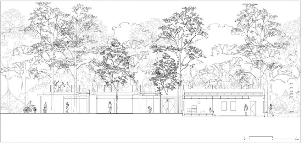 renovation and renewal of public service facilities in xi an urban sports park by wall architects