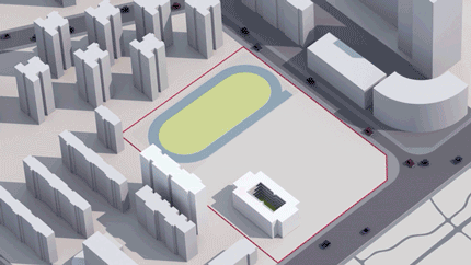 xian gaoxin no 1 high school expansion and social shared car park construction project