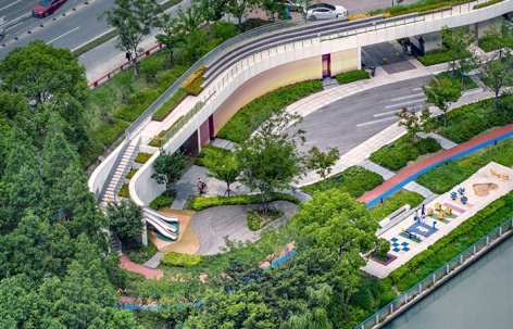 金桥曹家沟滨河景观更新设计，上海 / VIA维亚景观