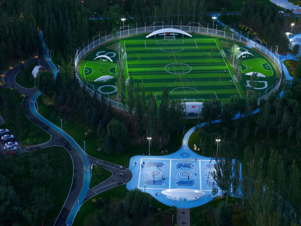 ©河狸景观摄影 ordos smart sports park by plat asia