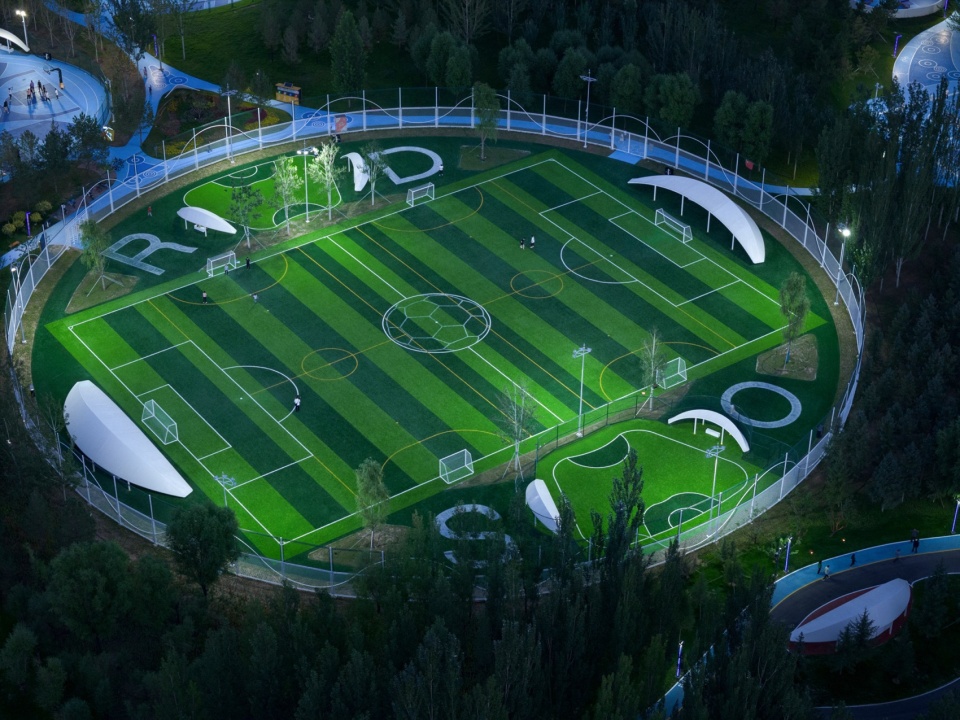 ©河狸景观摄影 ordos smart sports park by plat asia