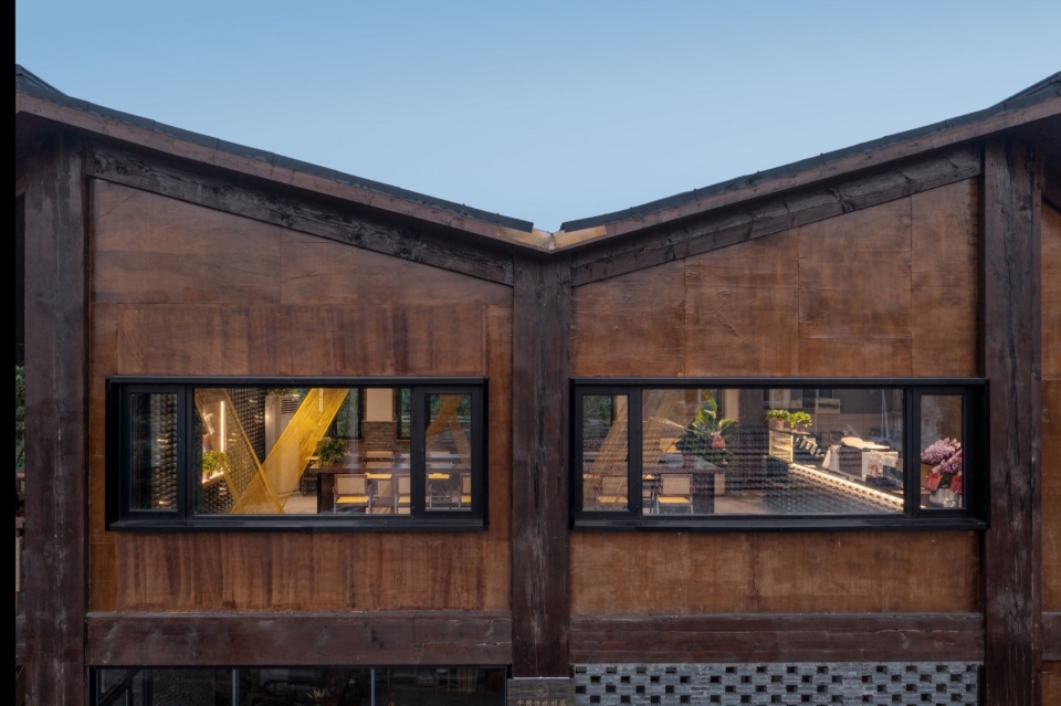 建筑立面,facade©颜社视觉 min houbu ancient village post station by parallect design