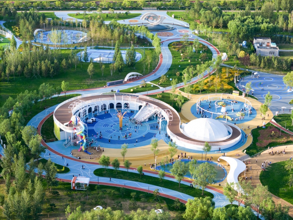 ©河狸景观摄影 ordos smart sports park by plat asia