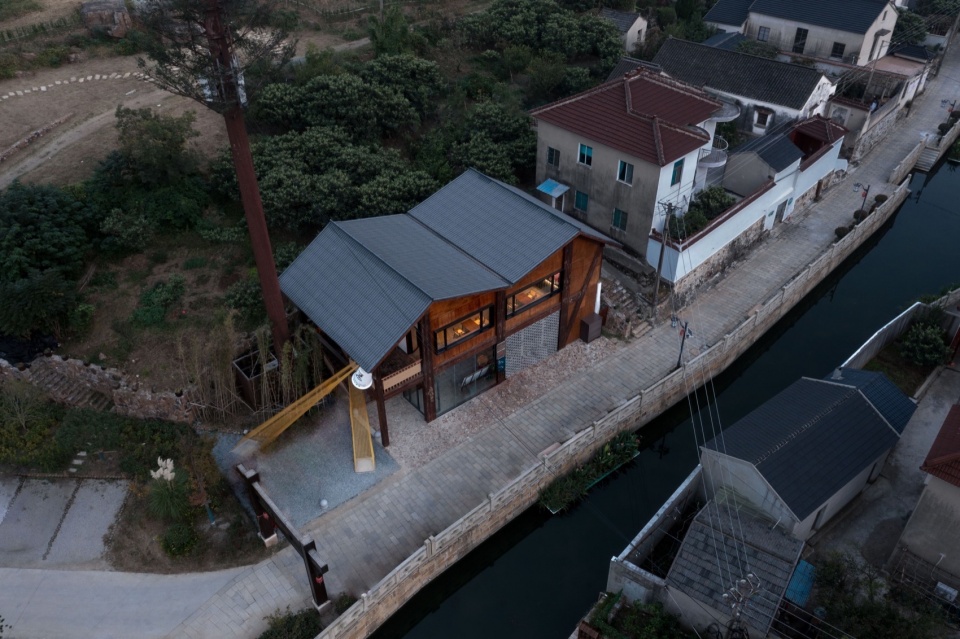 项目外观,exterior of the project ©颜社视觉 houbu ancient village post station by parallect design