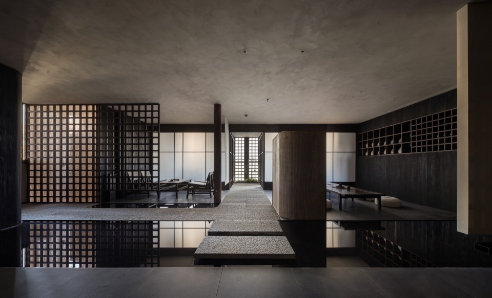 lan er tearoom by tong yu architectural space design