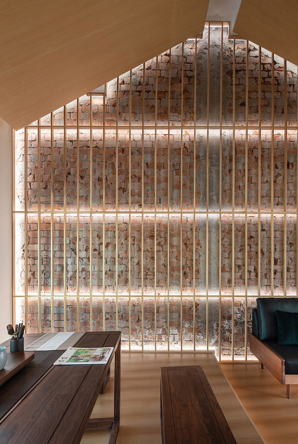 book inside book outside by displacement architecture design