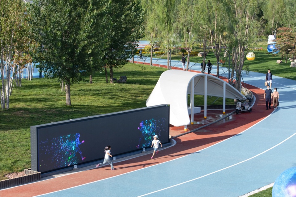 ©河狸景观摄影 ordos smart sports park by plat asia