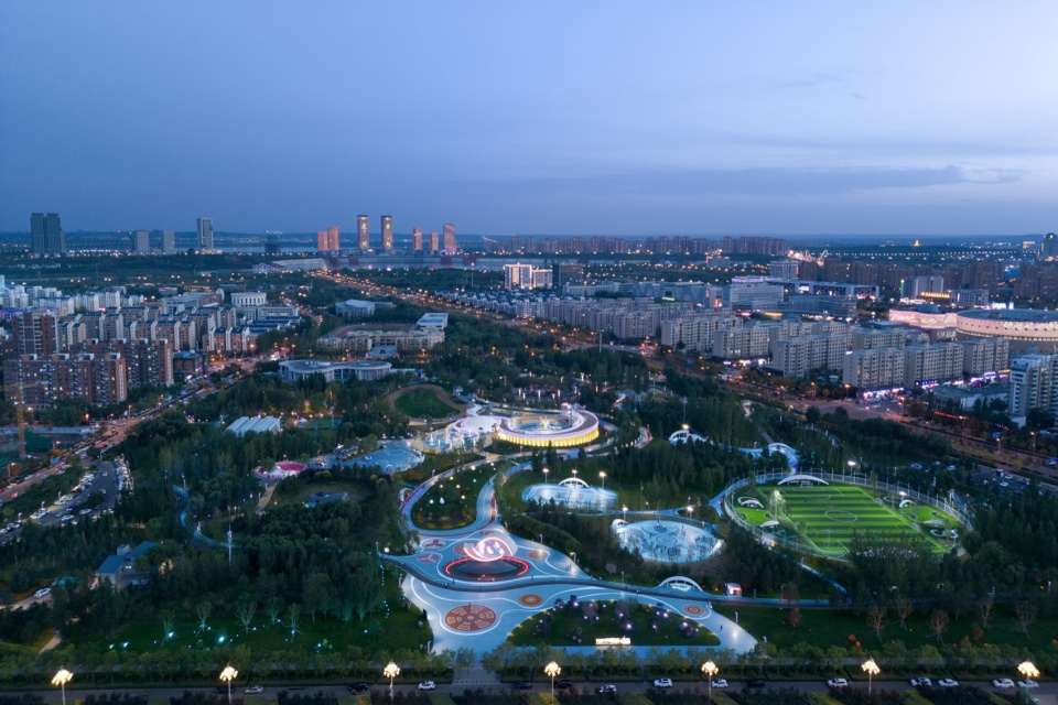 ©河狸景观摄影 ordos smart sports park by plat asia