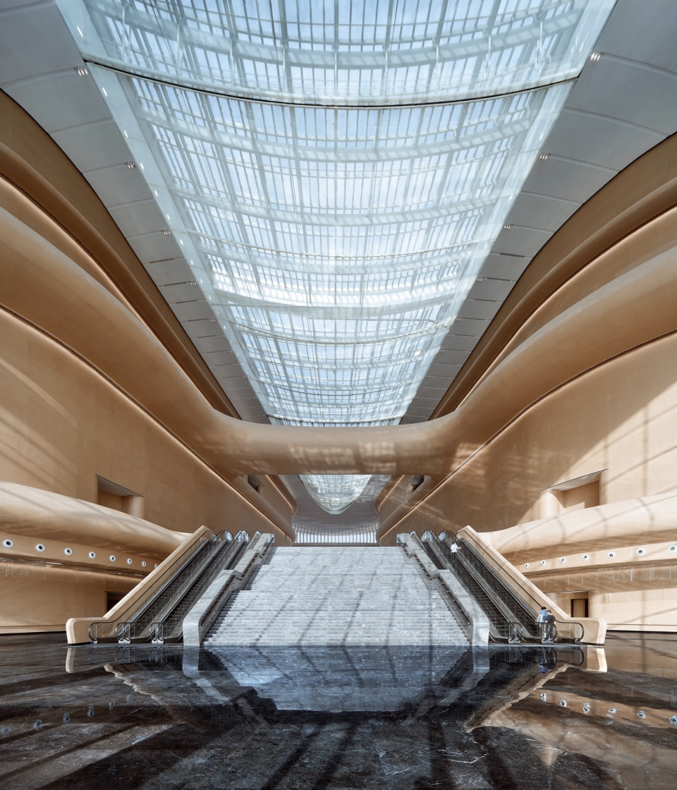 ▲IFF国际会议中心中央船厅 Center Ship shaped Hall of IFF Convention Center @章鱼见筑
