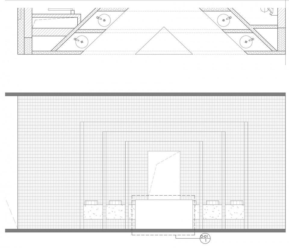 卫生间立面 under the eaves by displacement architecture design