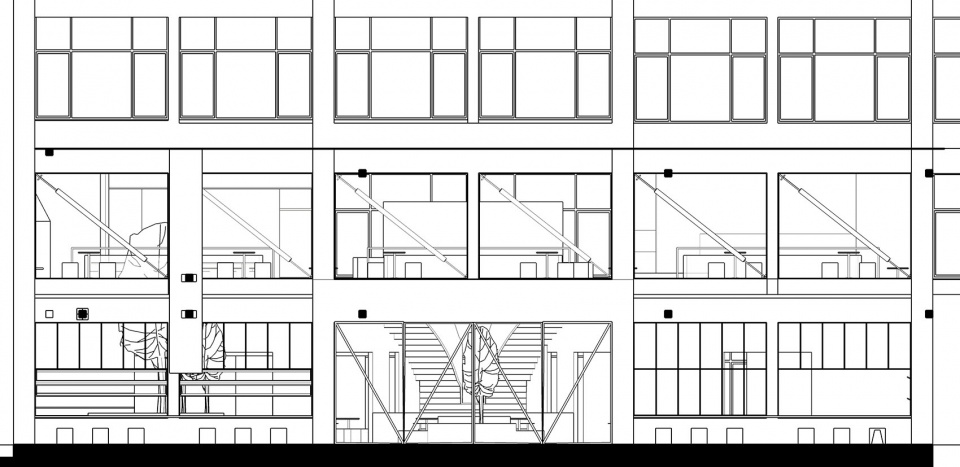 外部立面 1 under the eaves by displacement architecture design