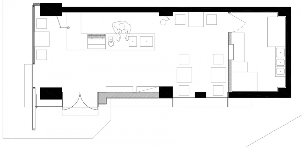 方案平面 package house by am studio