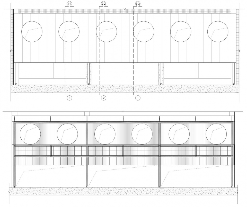 雨棚结构 2 under the eaves by displacement architecture design