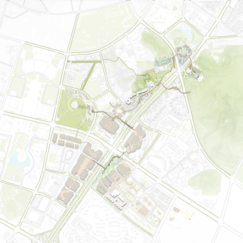 dongguan central area slow traffic system by elandscript studio schlaich bergermann partner arup