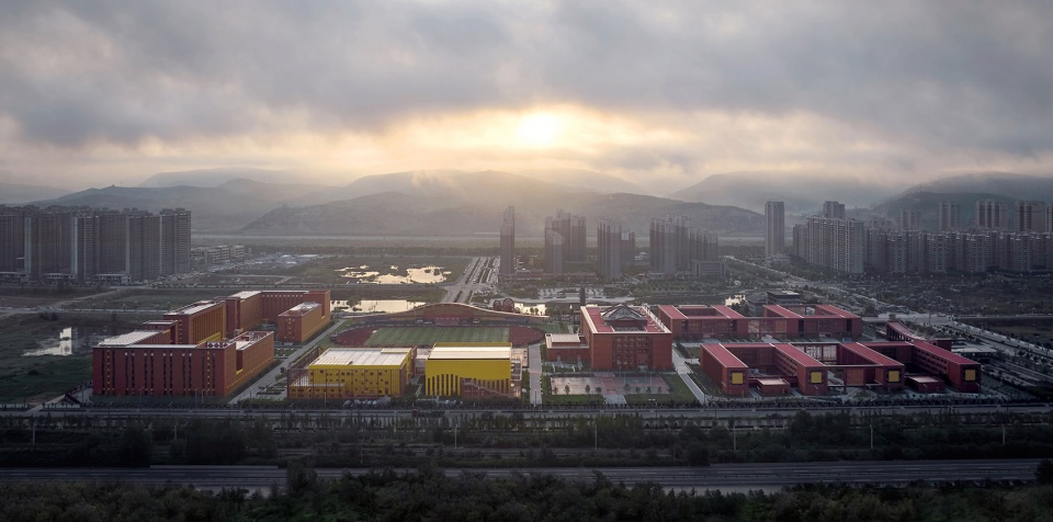 shenmu middle school by institute of architectural design and research chinese academy of sciences