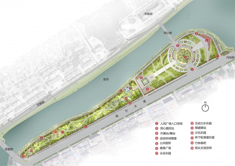 xianning peoples square landscape improvement by ecogreen