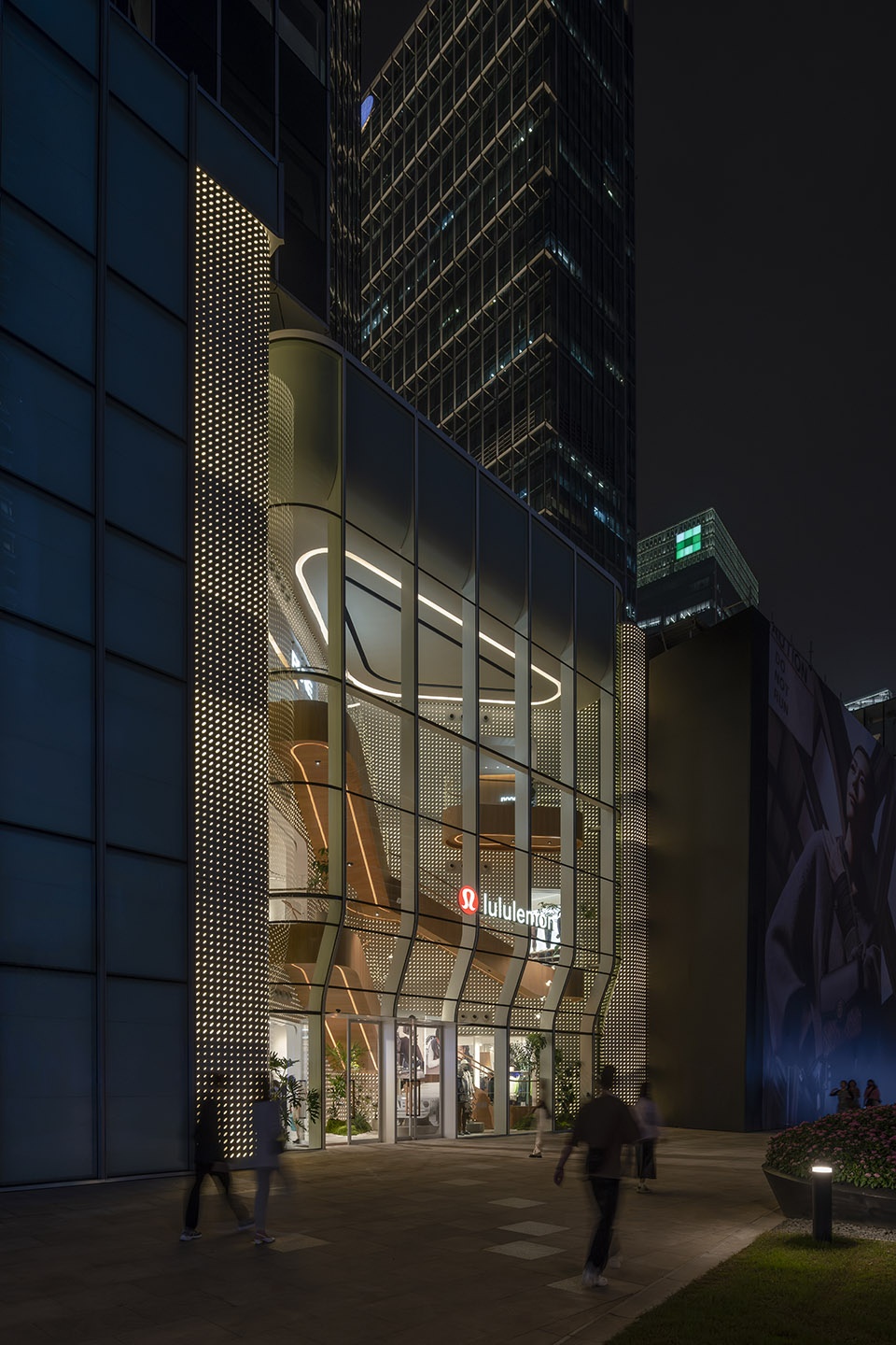 lululemon flagship store shanghai by aim architecture