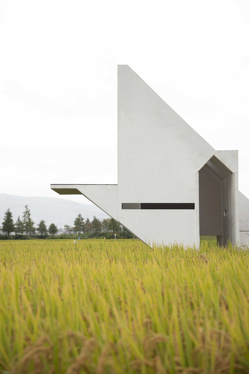 concrete pavilion pumping station by lin architecture zwf