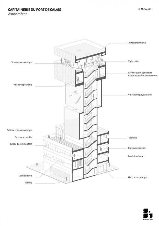 new harbor masters office of calais by atelier 9 81