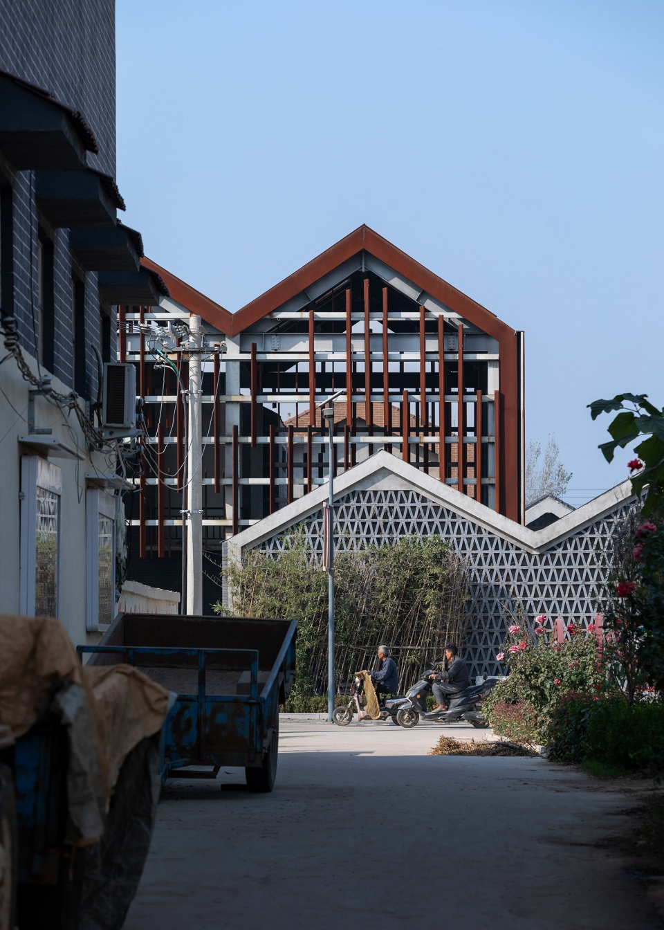 the villager activity center in niujia village by hn local architecture design,china urban construction design research institute co ltd
