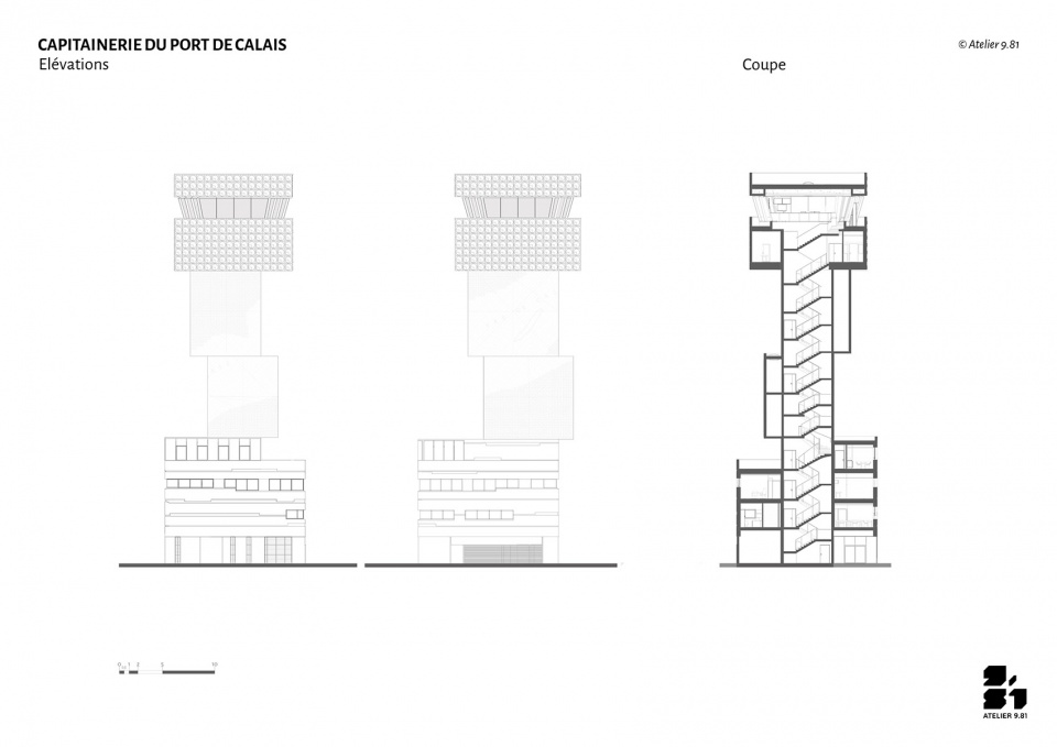 new harbor masters office of calais by atelier 9 81
