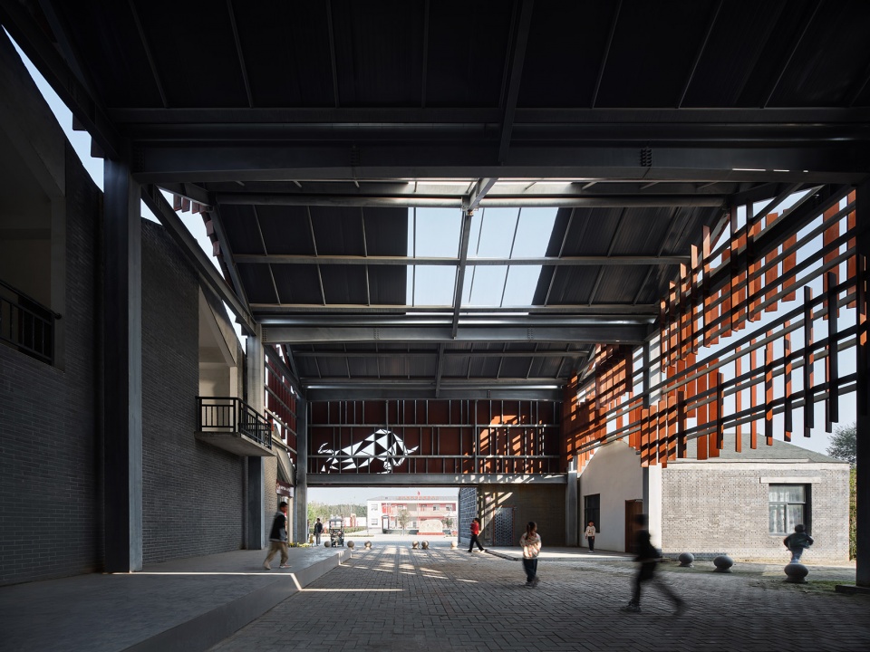 the villager activity center in niujia village by hn local architecture design,china urban construction design research institute co ltd