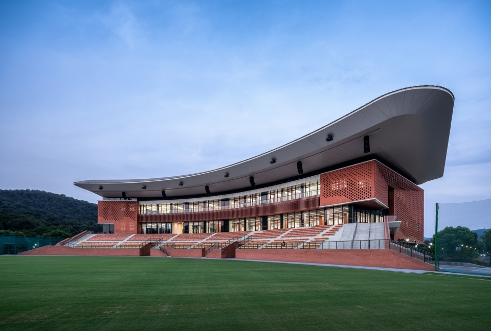 asian games cricket field in pingfeng campus of zjut by azut